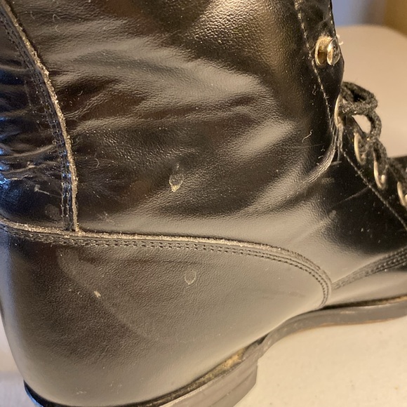 Justin Diamond J 506 L Black Keltie Lace Up Boots - Picture 7 of 14